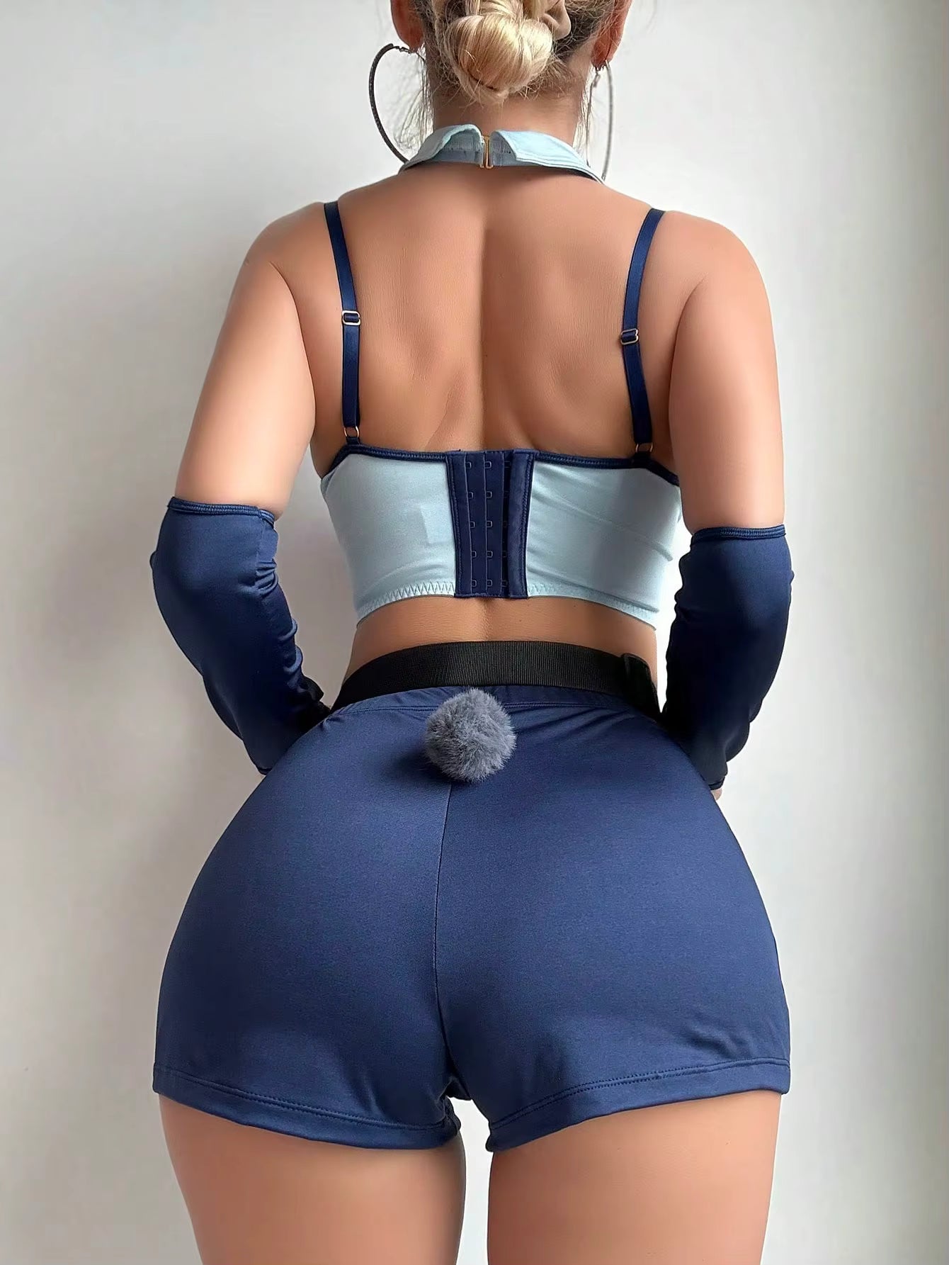 Trendy Ribbit Cosplay Funny Role Play Lingerie 6-Pieces Outfits